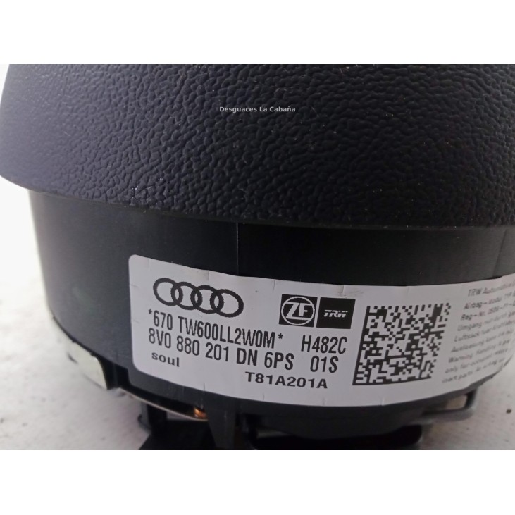 8V0880201DN KIT AIRBAGS + SALPICADERO + CINTURONES O ANCLAJE + CENTRALIT AUDI A3 Sportback (8VA, 8VF)|Desguaces La Cabaña