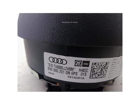 8V0880201DN KIT AIRBAGS + SALPICADERO + CINTURONES O ANCLAJE + CENTRALIT AUDI A3 Sportback (8VA, 8VF)|Desguaces La Cabaña