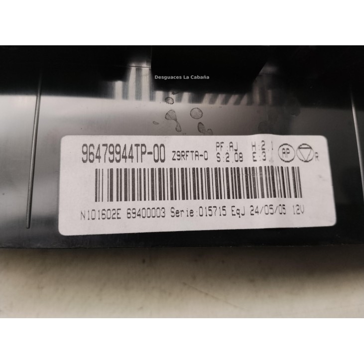 6451XY MANDO CLIMA PEUGEOT 607 (9D, 9U)|Desguaces La Cabaña