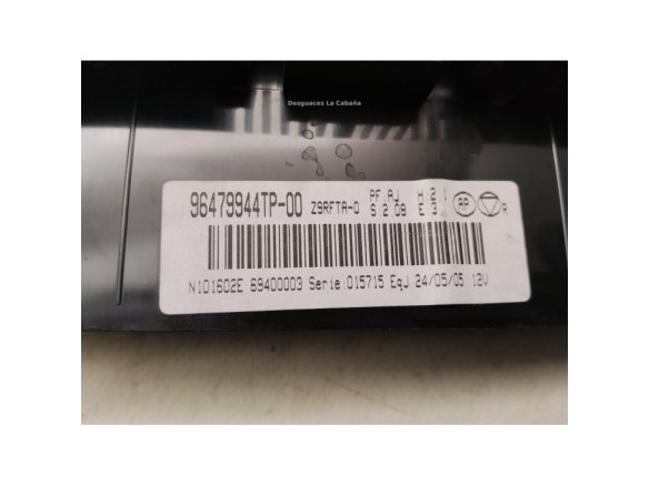 6451XY MANDO CLIMA PEUGEOT 607 (9D, 9U)|Desguaces La Cabaña