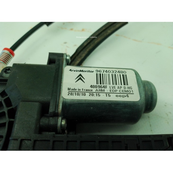 9222CT ELEVALUNAS PUERTA LAT DEL DER CITROEN C4 Grand Picasso I (UA_)|Desguaces La Cabaña