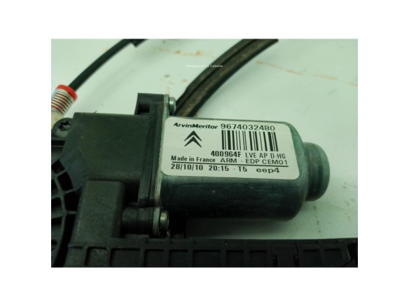 9222CT ELEVALUNAS PUERTA LAT DEL DER CITROEN C4 Grand Picasso I (UA_)|Desguaces La Cabaña