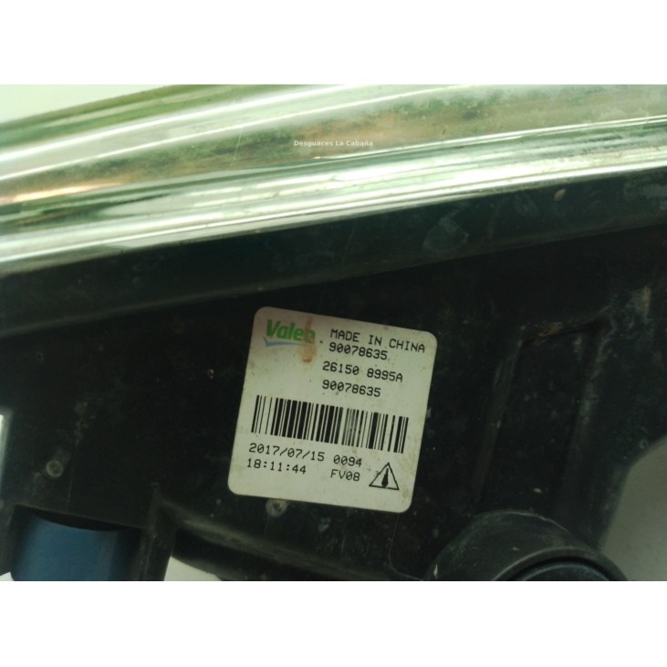 261508995A NIEBLA DEL DER NISSAN MICRA V (K14)|Desguaces La Cabaña