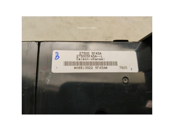  275005FA5A MANDO CLIMA NISSAN MICRA V (K14)|Desguaces La Cabaña