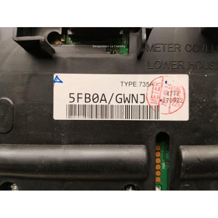  5FB0AGWNJ CUADRO INSTRUMENTOS NISSAN MICRA V (K14)|Desguaces La Cabaña
