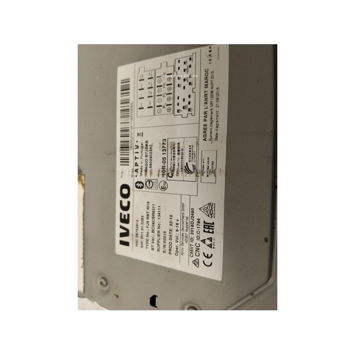  28752812 PANTALLA MULTIMEDIA IVECO DAILY VI Caja/Chasis|Desguaces La Cabaña