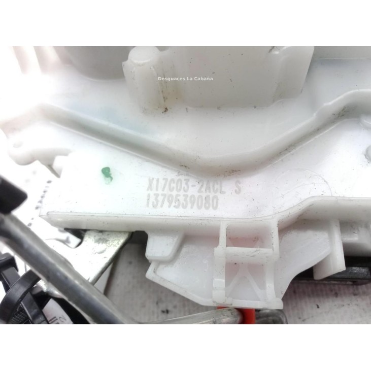 1379539080 CERRADURA PUERTA LAT DEL IZQ PEUGEOT BIPPER (AA_) |Desguaces La Cabaña