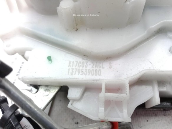 1379539080 CERRADURA PUERTA LAT DEL IZQ PEUGEOT BIPPER (AA_) |Desguaces La Cabaña