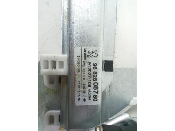 9682808780 ELEVALUNAS PUERTA LAT TRA IZQ PEUGEOT 3008 Limusina (0U_) |Desguaces La Cabaña