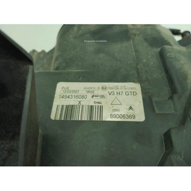 620815 FARO IZQUIERDO CITROEN C8 (EA_, EB_)|Desguaces La Cabaña