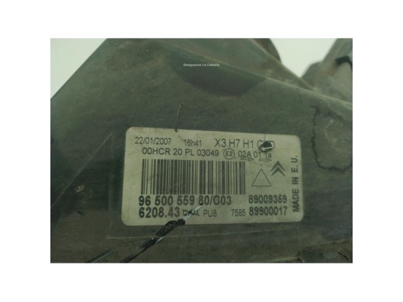 620843, 9650055980 FARO IZQUIERDO CITROEN C5 II (RC_)|Desguaces La Cabaña
