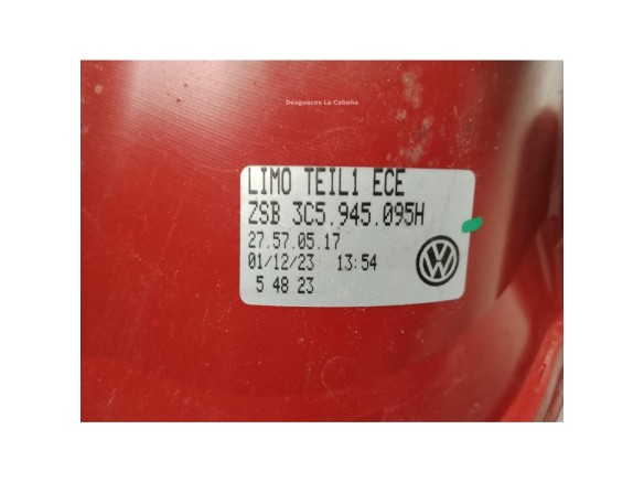  3C5945095H PILOTO TRA IZQ EXT VW PASSAT (3C2)|Desguaces La Cabaña