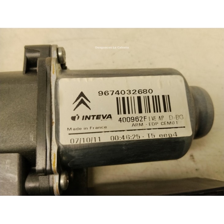 9222CT ELEVALUNAS PUERTA LAT DEL DER CITROEN C4 Grand Picasso I (UA_)|Desguaces La Cabaña