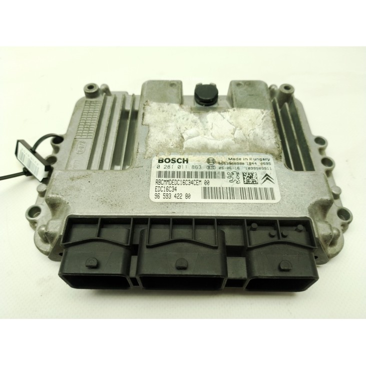 0281011863,9659342280, CENTRALITA MOTOR CITROEN C4 I (LC_)|Desguaces La Cabaña