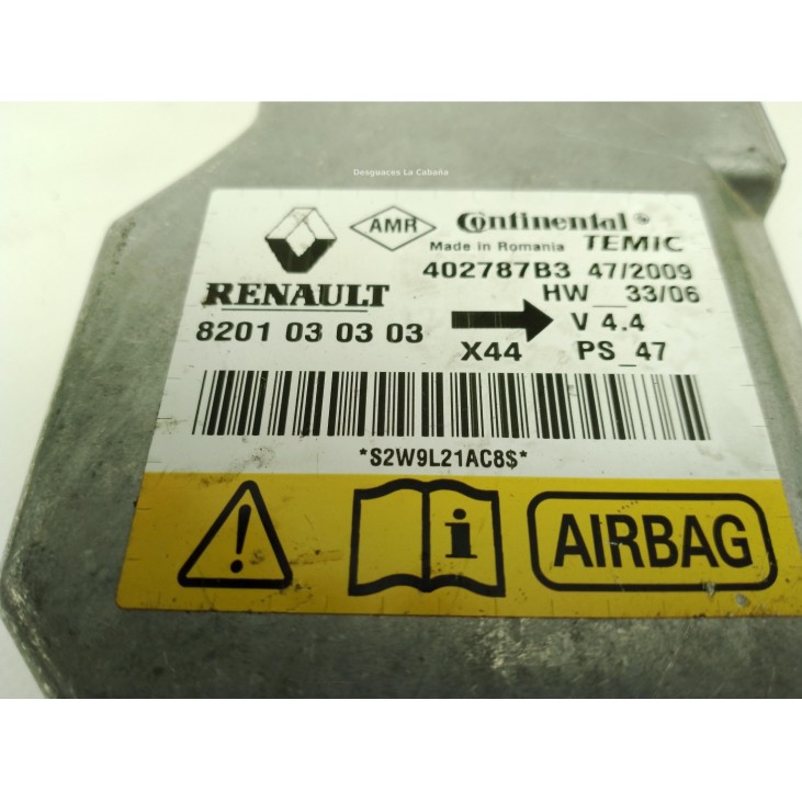 8201030303, CENTRALITA AIRBAG RENAULT TWINGO II (CN0_)|Desguaces La Cabaña