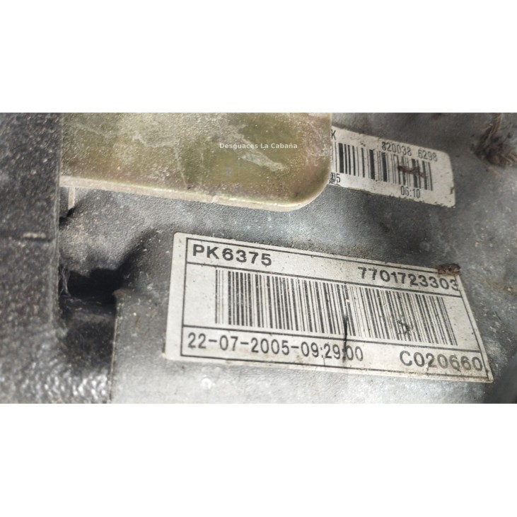 PK6375 CAJA CAMBIOS OPEL VIVARO A Furgón (X83)|Desguaces La Cabaña