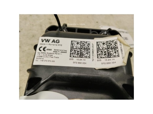 5F0880204B AIRBAG DER SEAT LEON (5F1)|Desguaces La Cabaña