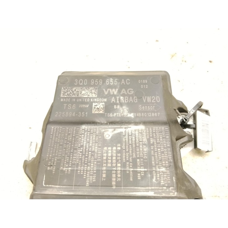 3Q0959655ASZ00 CENTRALITA AIRBAG SEAT LEON (5F1)|Desguaces La Cabaña