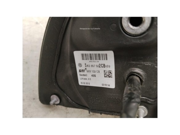 5K0857508AD9B9 ESPEJO DER VW GOLF VI Variant (AJ5)|Desguaces La Cabaña