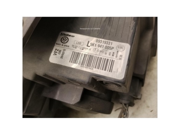5K1941005S FARO IZQUIERDO VW GOLF VI Variant (AJ5)|Desguaces La Cabaña