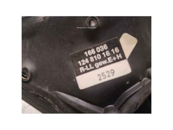  1248101616 ESPEJO DER MERCEDES BENZ SEDÁN (W124)|Desguaces La Cabaña