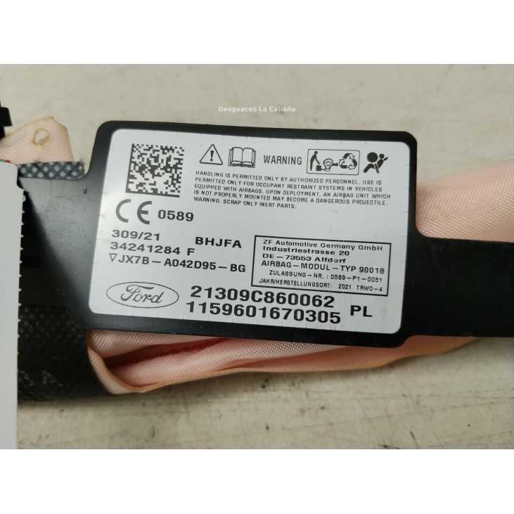 2474206 AIRBAG CORTINA IZQ FORD FOCUS IV (HN)|Desguaces La Cabaña