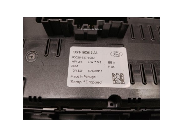 2640502 MANDO CLIMA FORD FOCUS IV (HN)|Desguaces La Cabaña