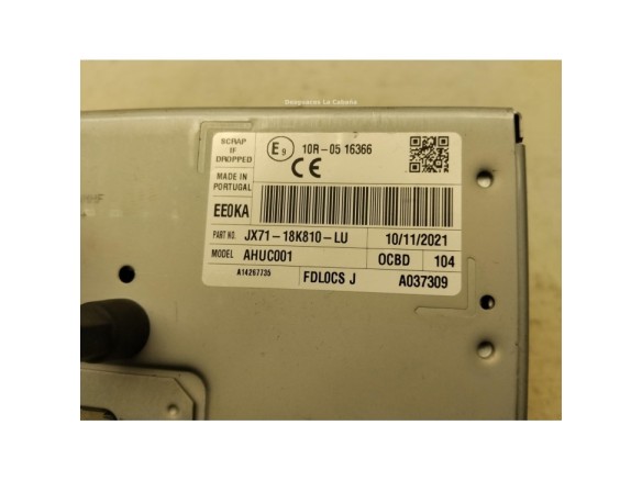  JX7118K810LU MODULO RADIO FORD FOCUS IV (HN)|Desguaces La Cabaña