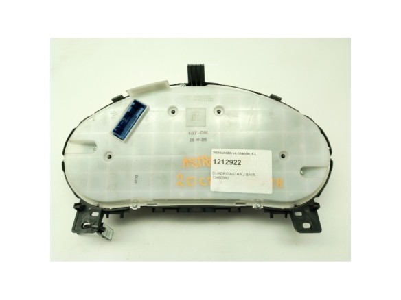 BA1R,13460582, CUADRO INSTRUMENTOS OPEL ASTRA J (P10)|Desguaces La Cabaña