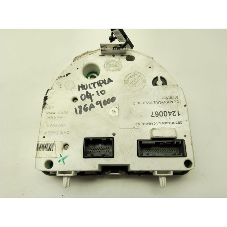 51795951 CUADRO INSTRUMENTOS FIAT MULTIPLA (186_)|Desguaces La Cabaña