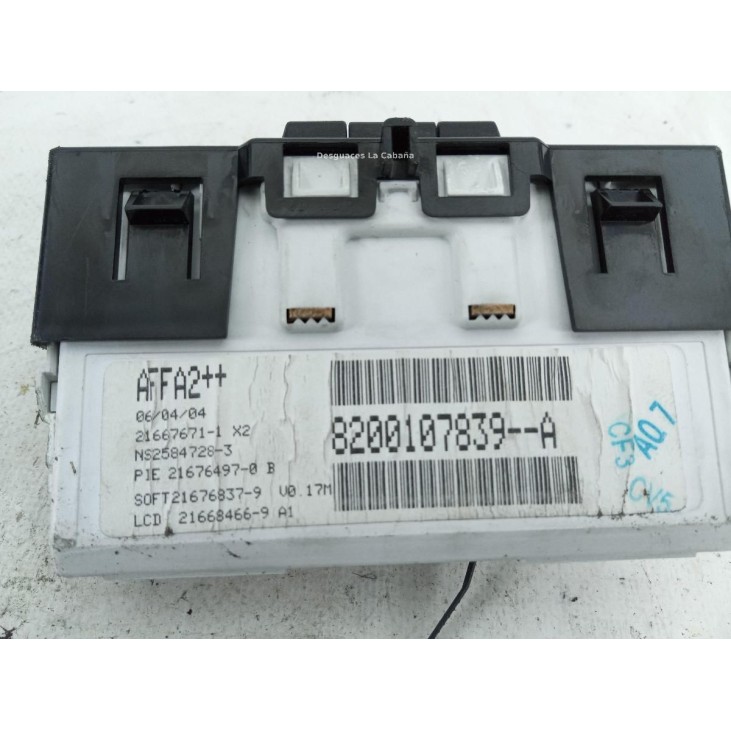 8200107839A DISPLAY RENAULT MEGANE II (BM0/1_, CM0/1_) |Desguaces La Cabaña