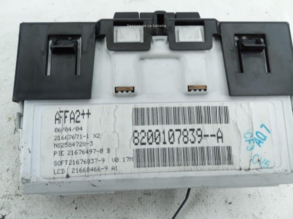 8200107839A DISPLAY RENAULT MEGANE II (BM0/1_, CM0/1_) |Desguaces La Cabaña