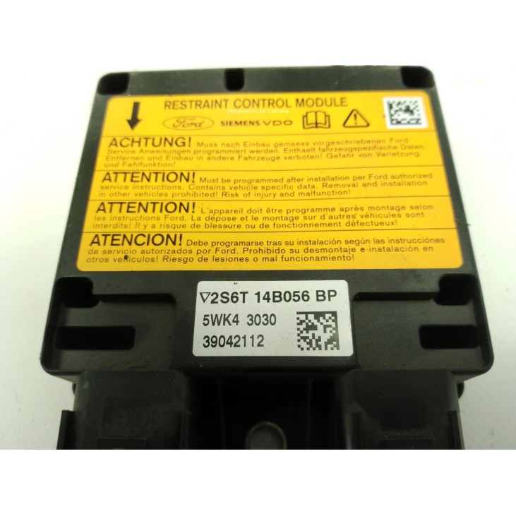 2S6T14B056BP, CENTRALITA AIRBAG FORD FIESTA V (JH_, JD_)|Desguaces La Cabaña