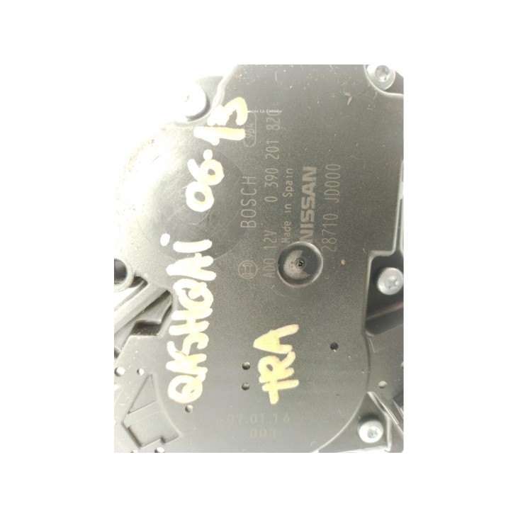 MOTOR LIMPIAPARABRISAS TRA NISSAN QASHQAI / QASHQAI +2 I (J10, JJ10)|Desguaces La Cabaña