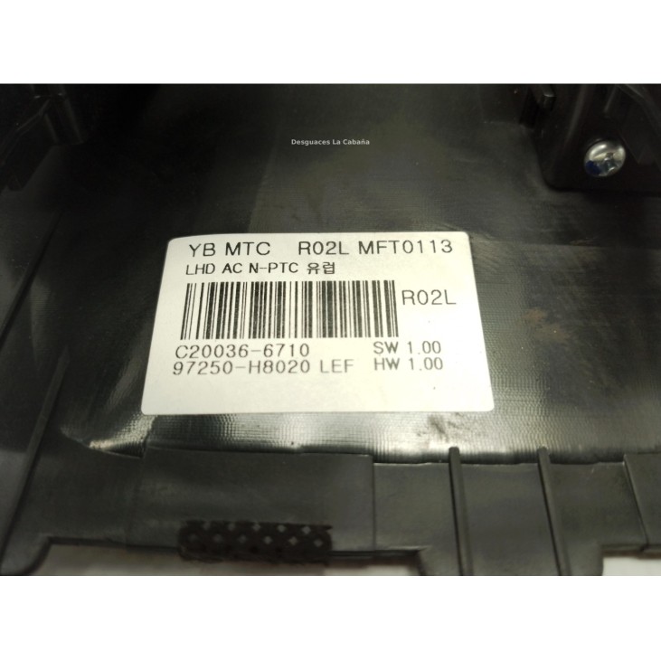 97250H8020 MANDO CALEFACCION KIA RIO IV (YB, SC)|Desguaces La Cabaña