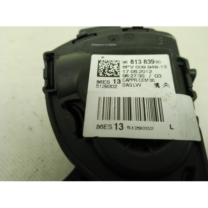 9681383980 POTENCIOMETRO ACELERADOR CITROEN C3 II|Desguaces La Cabaña