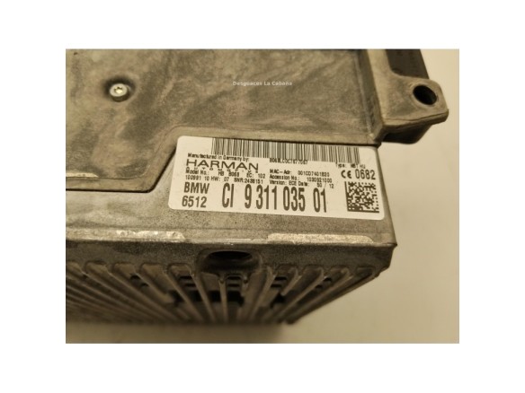  931103501 MODULO RADIO BMW 5 (F10)|Desguaces La Cabaña