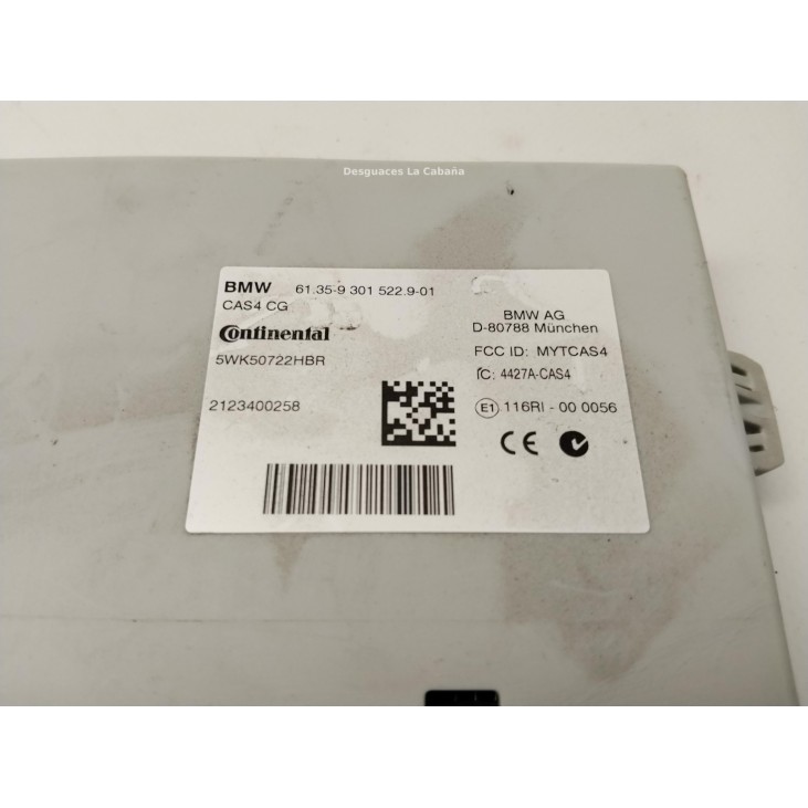 61357267428 MODULO ELECTRONICO BMW 5 (F10)|Desguaces La Cabaña