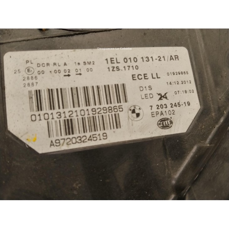 63117271911 FARO IZQUIERDO BMW 5 (F10)|Desguaces La Cabaña
