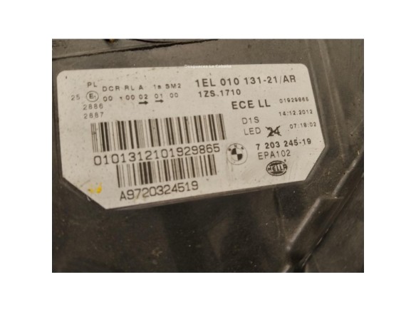 63117271911 FARO IZQUIERDO BMW 5 (F10)|Desguaces La Cabaña