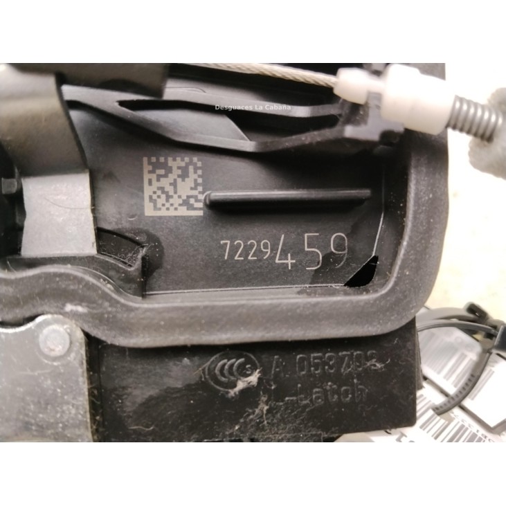 51227229459 CERRADURA PUERTA LAT TRA IZQ BMW 5 (F10)|Desguaces La Cabaña