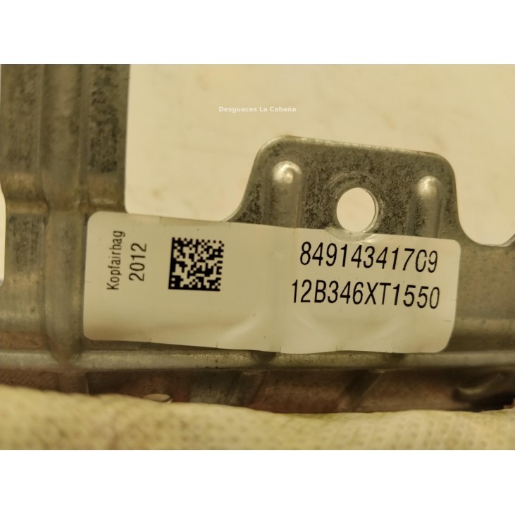 72129143417 AIRBAG CORTINA IZQ BMW 5 (F10)|Desguaces La Cabaña