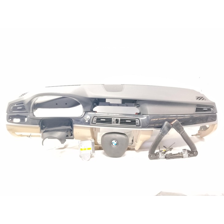  618634800B KIT AIRBAGS + SALPICADERO + CINTURONES O ANCLAJE + CENTRALIT BMW 5 (F10)|Desguaces La Cabaña