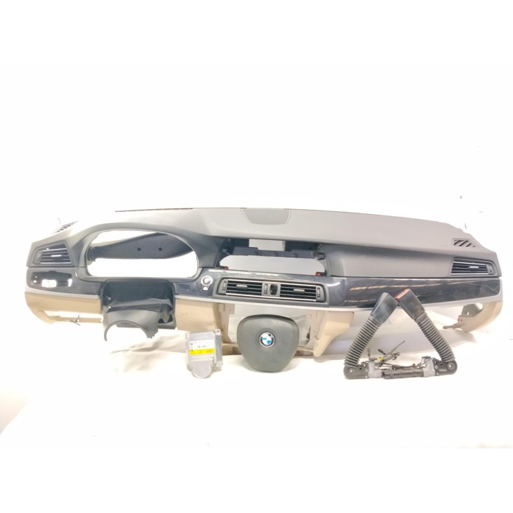  618634800B KIT AIRBAGS + SALPICADERO + CINTURONES O ANCLAJE + CENTRALIT BMW 5 (F10)|Desguaces La Cabaña