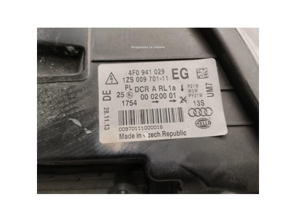 4F0941029FG FARO IZQUIERDO AUDI A6 (4F2, C6)|Desguaces La Cabaña