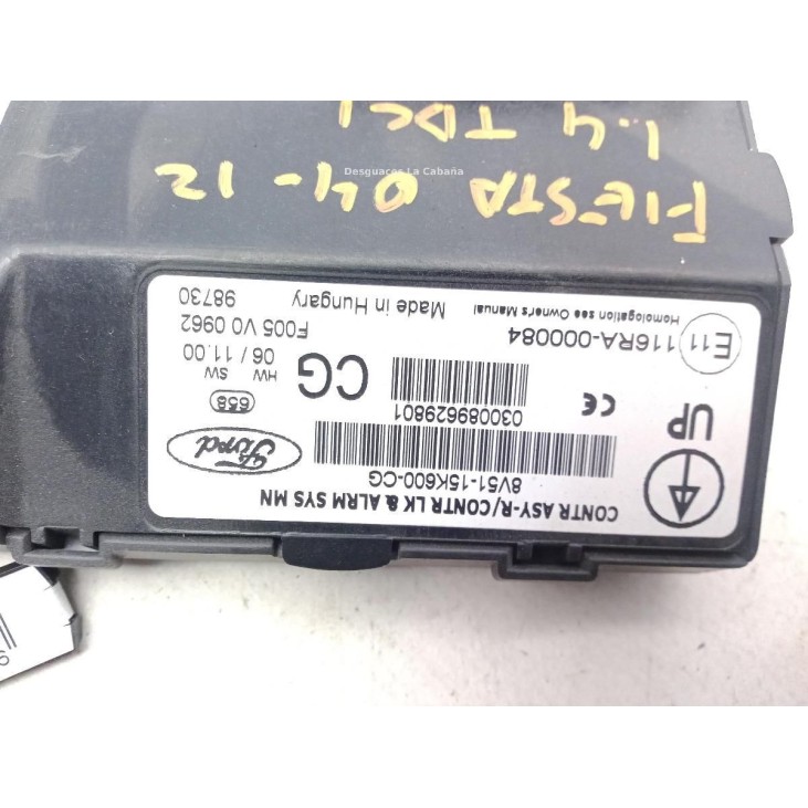  8V5115K600CG CENTRALITA MOTOR FORD FIESTA VI |Desguaces La Cabaña