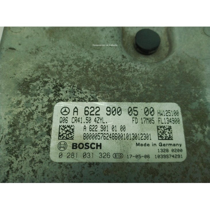 A6229000500 CENTRALITA MOTOR MERCEDES BENZ VITO Furgón (W447)|Desguaces La Cabaña