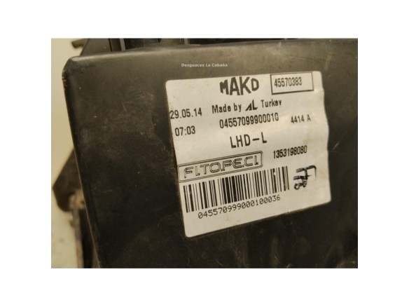 1634151680 FARO IZQUIERDO PEUGEOT BIPPER (AA_)|Desguaces La Cabaña