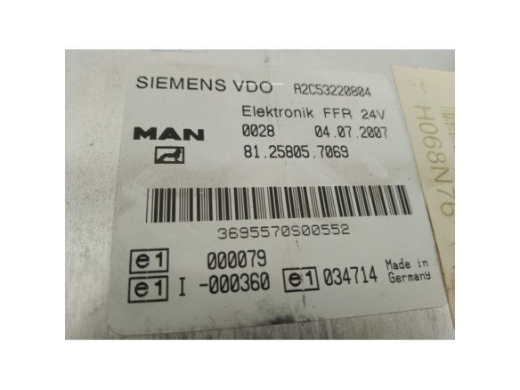 81258057069 A2C53220804 MODULO ELECTRONICO  MAN TGA|Desguaces La Cabaña