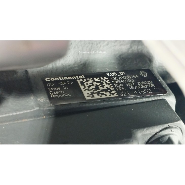 K9KH282 MOTOR NISSAN QASHQAI / QASHQAI +2 I (J10, JJ10)|Desguaces La Cabaña